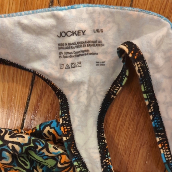 Jockey Multicolor Floral Thong - Picture 2 of 2